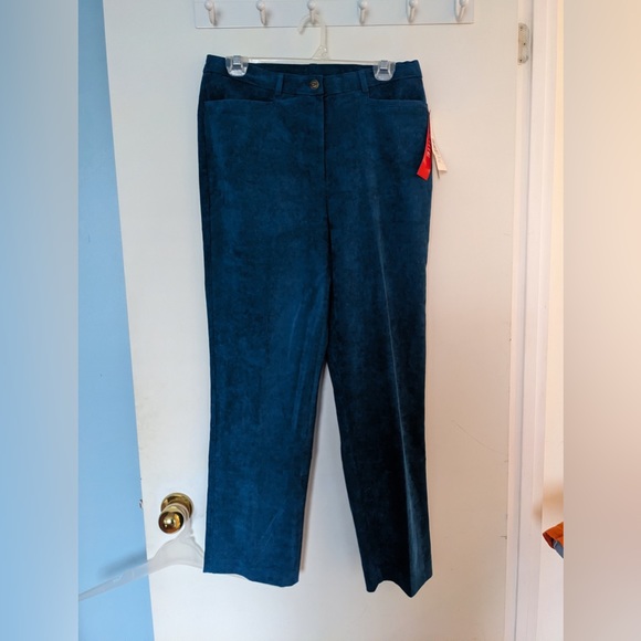 Corduroy blue pants size 10 - Picture 1 of 2